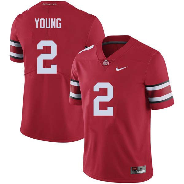 Ohio State Buckeyes #2 Chase Young Men Official Jersey Red OSU88112